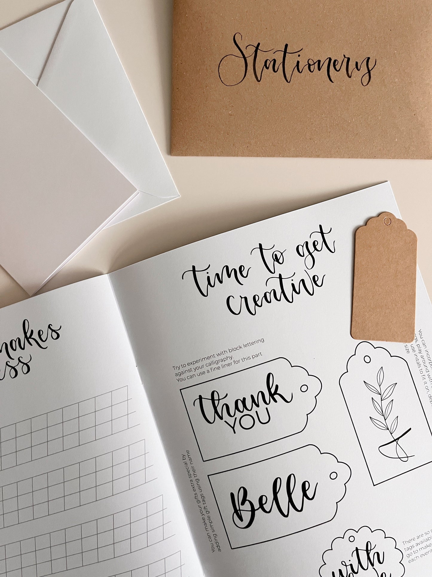 Video Course Edition - Beginners Brush Calligraphy Workbook Kit